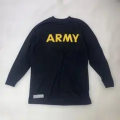 US ARMY APFU ロングスリーブ Tシャツ ブラック Sのサムネイル