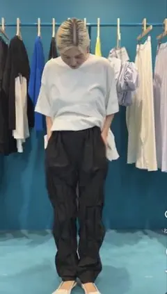 新品タグ付きENFOLD DIAMOND-TUCK PANTS 38