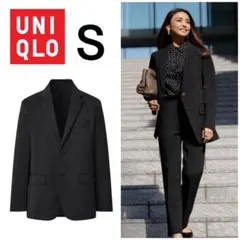 【たきまき着用★】UNIQLO 感動ジャケット ブラック