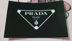 PRADA ロゴチャーム ブラックステッカーのサムネイル