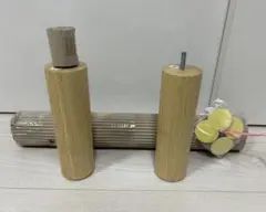 MUJI 無印良品 木製ベッド脚 M8 20cm 4本セット