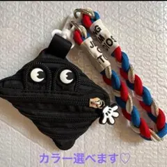 じゃらじゃら　パラコートキーホルダー　スマホストラップイヤホンケース　色選べますのサムネイル