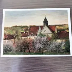 フランスの画家マックス・エルンストの絵画作品『イヴ（Eve）』を再現ポストカード
