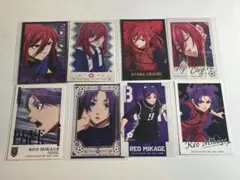 ブルーロック カード ステッカー 千切 豹馬 御影 玲王 セット 8枚