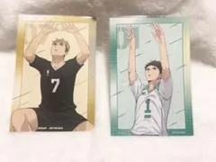 ハイキュー ポストカード 及川徹 宮侑