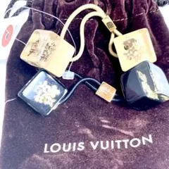 LOUIS VUITTON ヘアゴムセット黒&ベージュのサムネイル