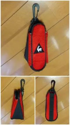 ルコック ゴルフ ボールホルダー レッド