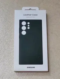 サムスン Galaxy S23 Ultra Leather Case グリーン