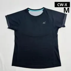 CW-X レディース 半袖 M スポーツTシャツ 黒 ブラックのサムネイル