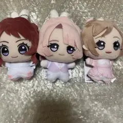 学園アイドルマスター 花海咲季、有村麻央、姫崎莉波ちびぐるみ 3体セット