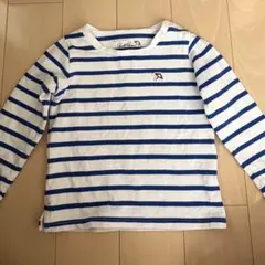 美品　アーノルドパーマー　長袖Tシャツ　（白と青）のサムネイル