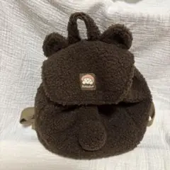 クマ耳付き ブラウンリュック
