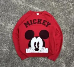 y*a様 【古着】USA古着 ミッキーマウス ディズニー スウェット レッド