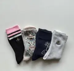 新品 ヴィヴィアン ウエストウッド　靴下 ソックス　4点