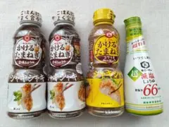 Kikkoman かけるたまねぎ 香味しょうゆ・コクうまガーリック、減塩しょうゆのサムネイル