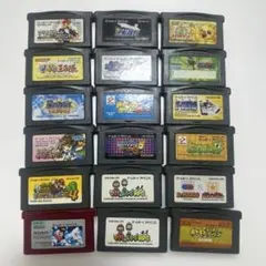 ゲームボーイアドバンス ソフト まとめ売り 18本セット