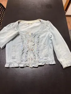 LAISSE PASSÉ フリルデニムジャケットのサムネイル