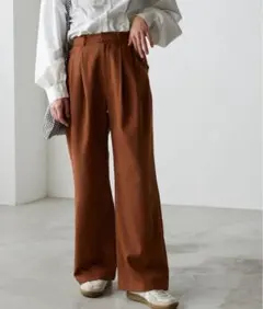 ハイウエスト スラックス