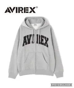 新品　AVIREX ジップパーカー　フーディー　トップス　アウター　ジャケット