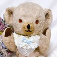 ✨激レア✨❤️ペディグリー❤️アンティークパンダベア　テディベア　アンティークベア ✨激レア✨❤️ペディグリー❤️アンティークパンダベア