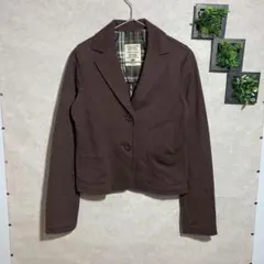 アイアイエムケーミッシェルクラン(size40)カジュアルジャケット　ブラウン