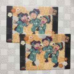 忍たま乱太郎　ミニクリア下敷きコレクション　きり丸　団蔵　兵太夫