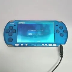 動作品　PSP3000 本体 ブルー青