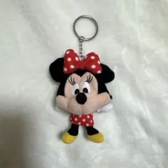 ディズニー ミニー ファンキャップ キーチェーン リボン
