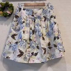Rouge vif la cle 花柄 フレアスカート 36 Sサイズのサムネイル