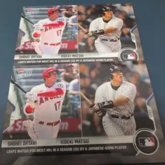 2021 MLB topps Now 475 大谷翔平 松井秀喜 2枚セット