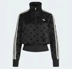 adidas サテン水玉TTトラックトップ black - メルカリ