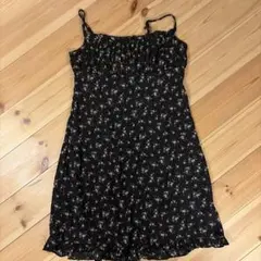 レイヤード 花柄ワンピース 韓国 夏服 春服