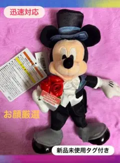 新品未使用♡ディズニー　ミッキー誕生日ぬいぐるみバッジ2025①