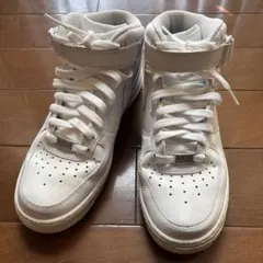 NIKE AIR FORCE 1 MID 07 ホワイト 25cm AF1