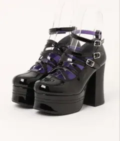 ★未使用「YOSUKE/ヨースケ」厚底ベルティッドパンプス