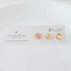3粒セットピアス♡
