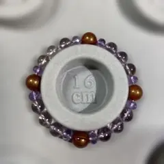 開運　魔除け　運気上昇ブレスレット　般若心経カーネリアン＋透明アメジスト