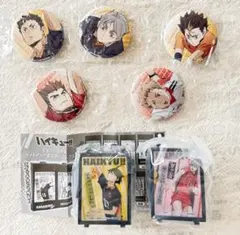 ハイキュー!! 缶バッジ5個 ライトアップポスタースター2個 セット売り