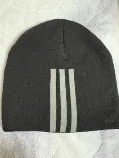 adidas 3本ライン ニット帽 ビーニー