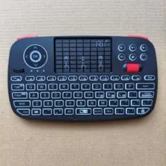 Rii i4 ワイヤレスキーボード タッチパッド、コロコロ付き 英語キーボード