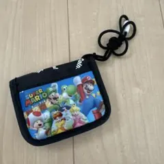 SUPER MARIO スーパーマリオ キッズ財布 ネックストラップ付