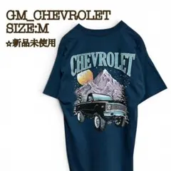 【海外限定】GM CHEVROLETシボレー グラフィクTシャツ ネイビー M
