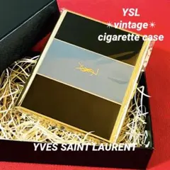 美品✴︎希少✴︎YSL✴︎イヴサンローラン✴︎シガレットケース✴︎カードケース✴︎名刺入れ