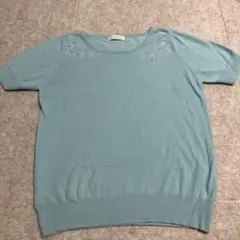 テチチカットソー 半袖お花刺繍のサムネイル