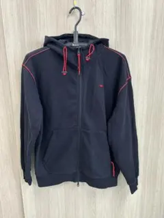 DIESEL スウェット セットアップ ブラックパーカー フルジップ パンツ