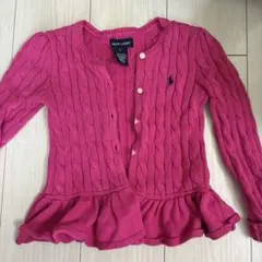 ラルフローレン　カーディガン　5歳