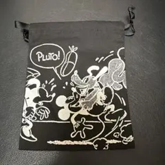 Disney ミッキーマウス 巾着袋 ブラックのサムネイル