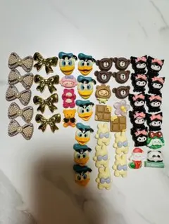 キャラクター＆リボンデコパーツまとめ売り