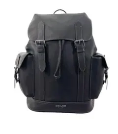 【大人気】COACH バックパック リュック メンズリュック ブラック シルバー