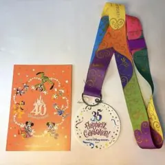 【美品】ディズニー35周年　ハピエスト　非売品　メダル　ストラップ